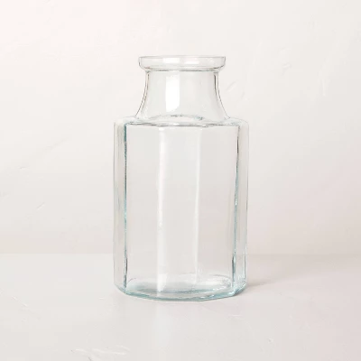 Octagonal Clear Glass Bottle Vase - Hearth & Hand™ With Magnolia - Image 5