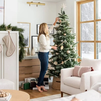 Elroy Faux Shearling Accent Chair With Wood Legs - Threshold™ Designed With Studio McGee - Image 8