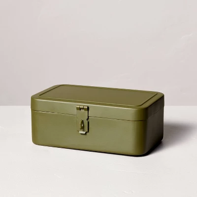 Decorative Metal Storage Box Green - Hearth & Hand™ With Magnolia - Image 5