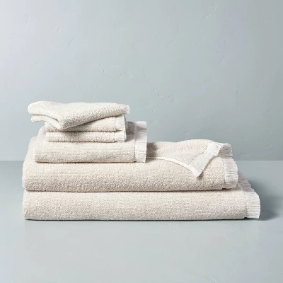 Microstripe Terry Cotton Bath Linens Taupe - Hearth & Hand™ With Magnolia - Image 4