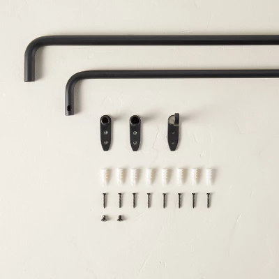 French Return Curtain Rod Matte Black - Hearth & Hand™ With Magnolia - Image 3