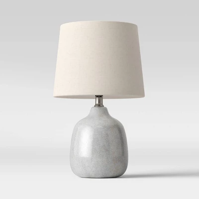 Assembled Ceramic Table Lamp Gray - Threshold™ - Image 4