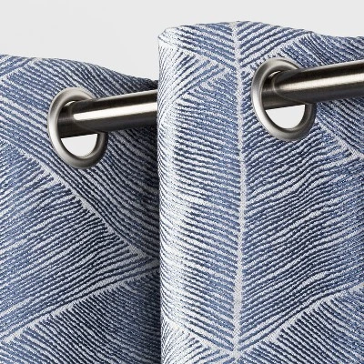 1pc Blackout Modern Stroke Window Curtain Panel - Project 62™