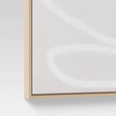 (Set Of 2) 24" X 30" Line Drawing Wall Canvases Gray/White - Threshold™ - Image 5