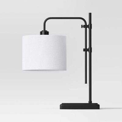 Knox Adjustable Shaded Table Lamp Black - Threshold™ - Image 3