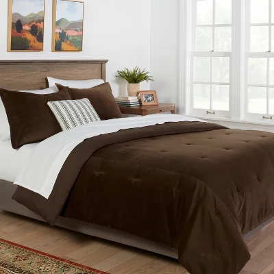 Cotton Velvet Comforter & Sham Set - Threshold™