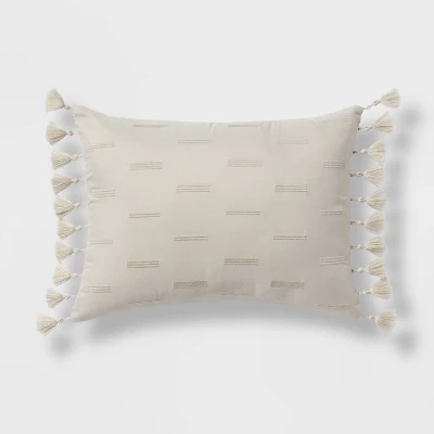 8pc Luxe Jacquard Snow Leopard Comforter Set Beige - Threshold™ - Image 7