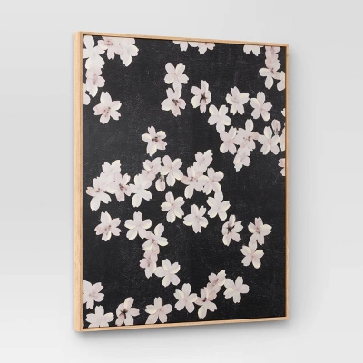 30" X 36" Ditsy Floral Framed Canvas Natural - Threshold™ - Image 2
