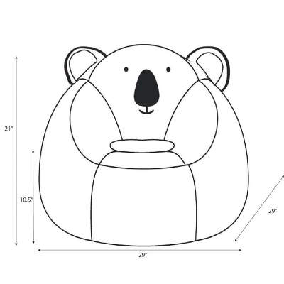 Koala Kids' Bean Bag Chair - Pillowfort™ - Image 5