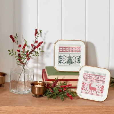 Octagonal Clear Glass Bottle Vase - Hearth & Hand™ With Magnolia