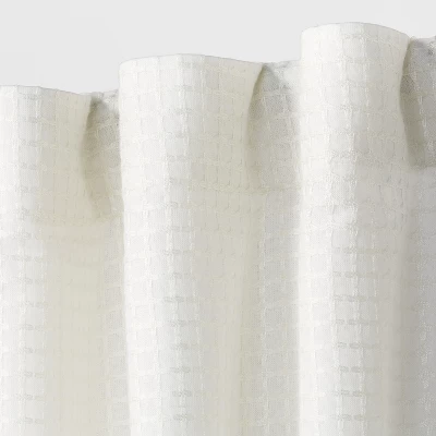 2pk 42"x36" Light Filtering Honeycomb Curtain Tiers White - Threshold™