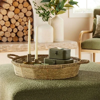 Decorative Metal Storage Box Green - Hearth & Hand™ With Magnolia