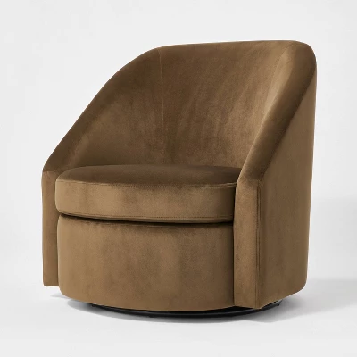 Slope Arm Swivel Chair Velvet - Threshold™ Designed With Studio McGee - Image 6