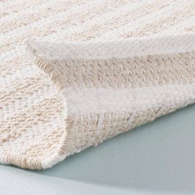 Break Stripe Handmade Area Rug Taupe/Cream - Hearth & Hand™ With Magnolia - Image 3