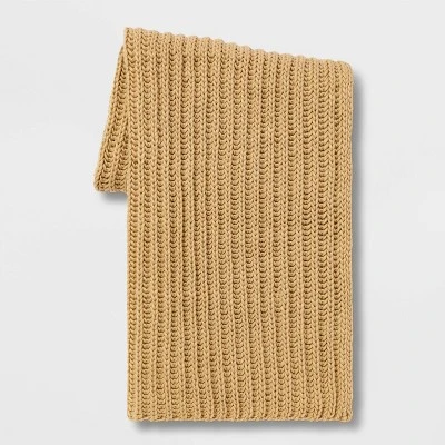 Chunky Knit Reversible Throw Blanket - Threshold™ - Image 8
