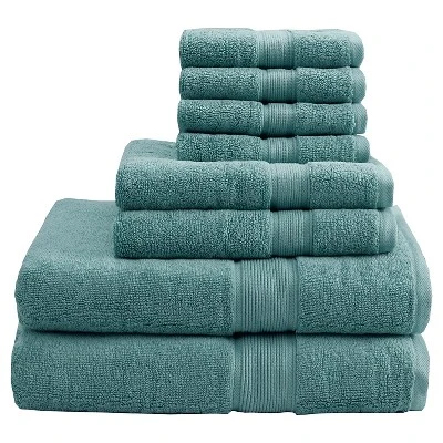 8pc Cotton Bath Towel Set - Image 12