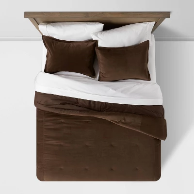 Cotton Velvet Comforter & Sham Set - Threshold™ - Image 2