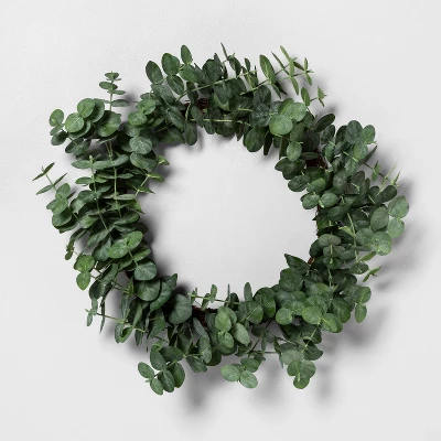 Faux Eucalyptus Wreath - Hearth & Hand™ With Magnolia - Image 4