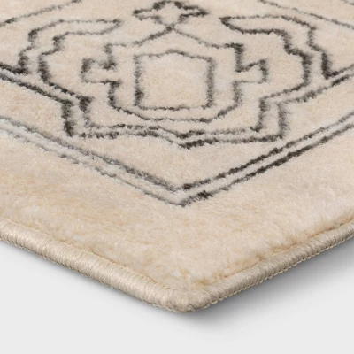 Plush Persian Style Area Rug Cream - Threshold™ - Image 3