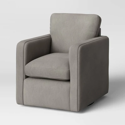 Pinetops Swivel Base Accent Chair - Threshold™ - Image 8
