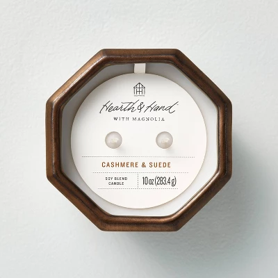 Octagonal Ceramic Cashmere & Suede Fall Jar Candle Metallic Bronze - Hearth & Hand™ With Magnolia - Image 2
