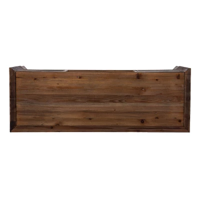 Glacerad Reclaimed Wood Media Console For TVs Upto 50" Brown - Aiden Lane - Image 7