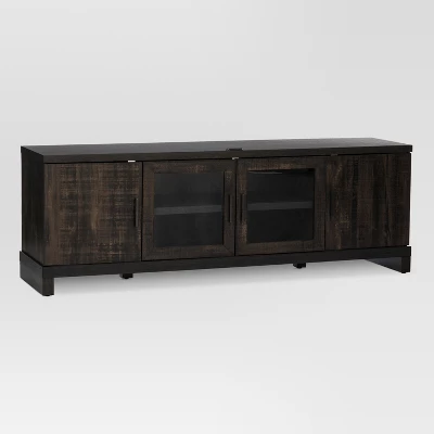Storage TV Stand For TVs Up To 75" Weathered Pine - Threshold™