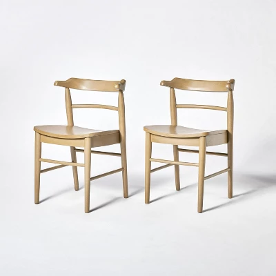 2pk Kaysville Curved Back Wood Dining Chair - Threshold™ Designed With Studio McGee - Image 10