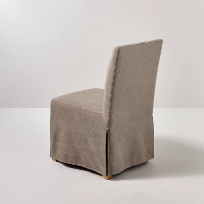 Canvas Slipcover Armless Dining Chair - Hearth & Hand™ With Magnolia - Image 3