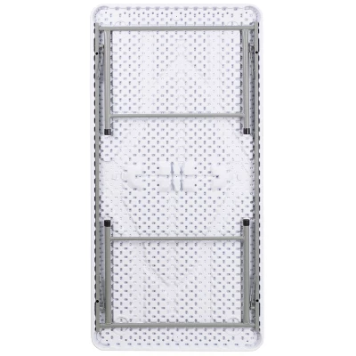Flash Furniture 4.93-Foot Kid's Granite White Plastic Folding Table - Image 7
