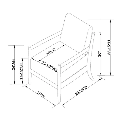 Park Valley Ladder Back Wood Arm Accent Chair - Threshold™ Designed With Studio McGee - Image 6