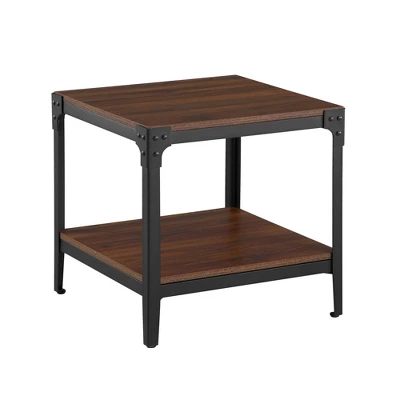 Set Of 2 Benny Urban Industrial Angle Iron Side Tables - Saracina Home - Image 15