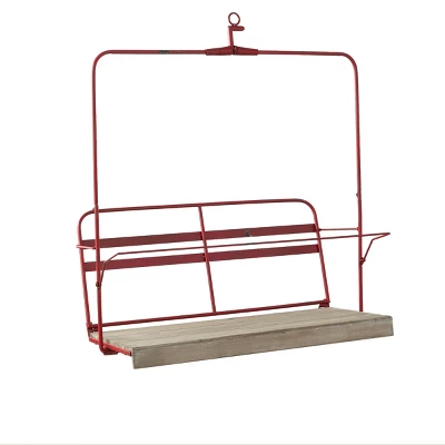Sullivans Ski Lift Hanging Display 33"H Red - Image 2
