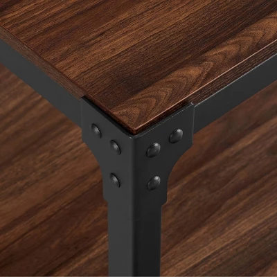 Set Of 2 Benny Urban Industrial Angle Iron Side Tables - Saracina Home - Image 4