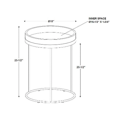 Wood & Steel Accent Side Table - Natural/Black - Hearth & Hand™ With Magnolia - Image 4