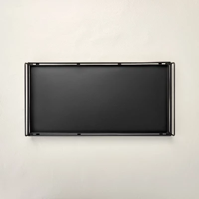 Decorative Metal Entryway Boot Tray Black - Hearth & Handâ„¢ With Magnolia - Image 2