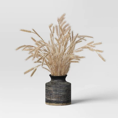 Grass Arrangement In Ceramic Pot Black - Threshold™ - Image 5